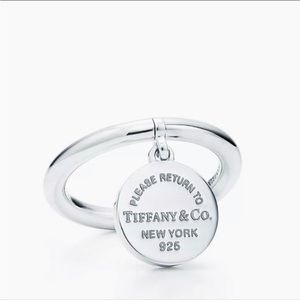 NWT Tiffany & Company Return to Tiffany Circle Charm Ring